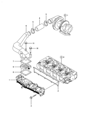 SUCTION MANIFOLD (4TNV106T-GGE)
