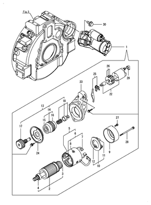 STARTER MOTOR (4TNV98CT-GGE) STARTER MOTOR (4TNV98CT-GGE)