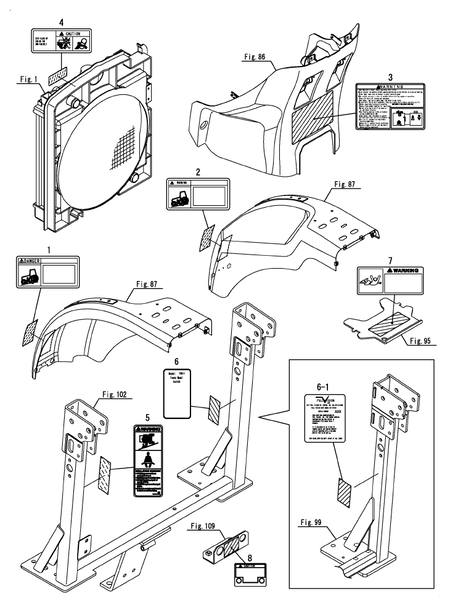 LABEL(SAFETY) (SX3100(YANMAR))