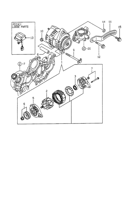 GENERATOR (4TNE98-TB) GENERATOR (4TNE98-TB)