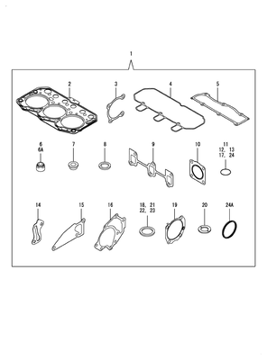 GASKET SET (3TNM72-GGE) GASKET SET (3TNM72-GGE)