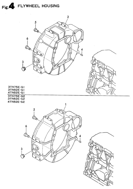 FLYWHEEL HOUSING (4TN82E-G1) FLYWHEEL HOUSING (4TN82E-G1)