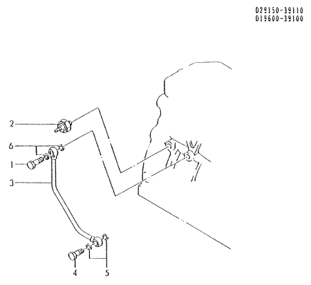 LUB. OIL PIPES (3TN84L-RFAVM) LUB. OIL PIPES (3TN84L-RFAVM)