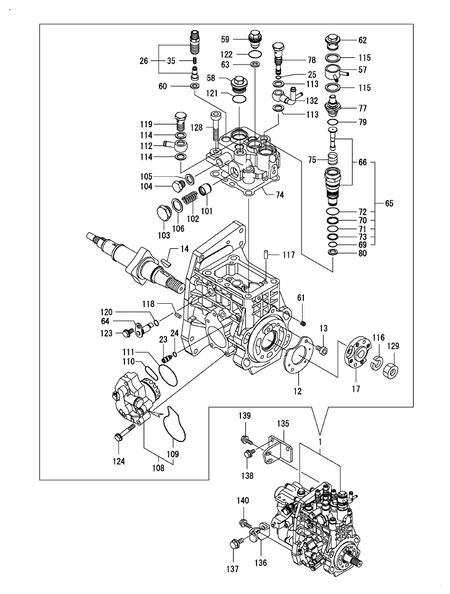 FUEL INJECTION PUMP (4TNV106-GGEHC)