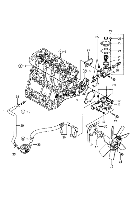 COOLING WATER SYSTEM (4TNE106-TB)