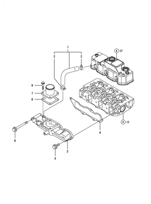 SUCTION MANIFOLD (3TNV88-BMRGH)