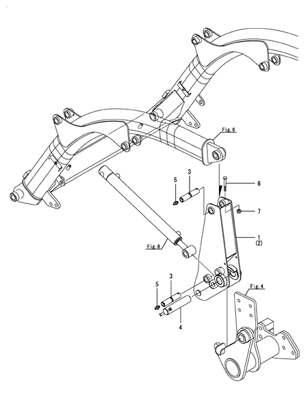 FRAME , SUPPORT (YL300)