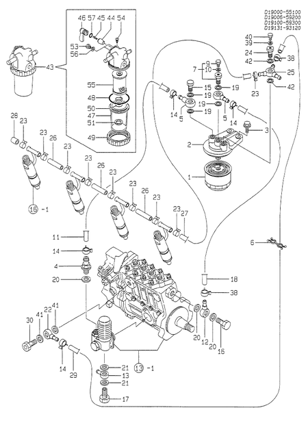 FUEL PIPES (4TN100TL-MCC)