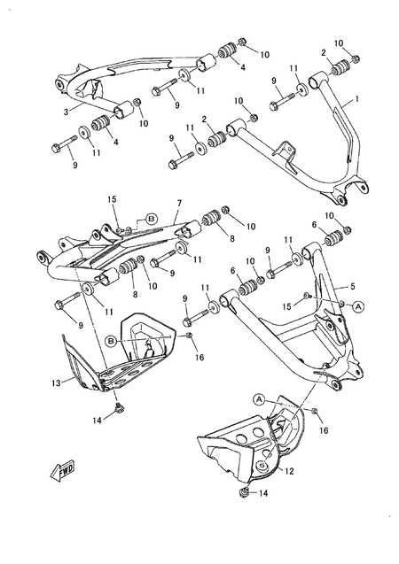 REAR ARM (YU700GMP) REAR ARM (YU700GMP)
