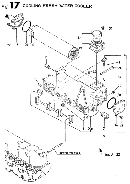 COOLING FRESH WATER COOLER (4JH2LTE-K) COOLING FRESH WATER COOLER (4JH2LTE-K)