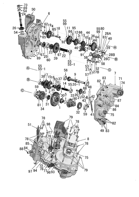 GEAR BOX (YU1000DK-BRAHMA)