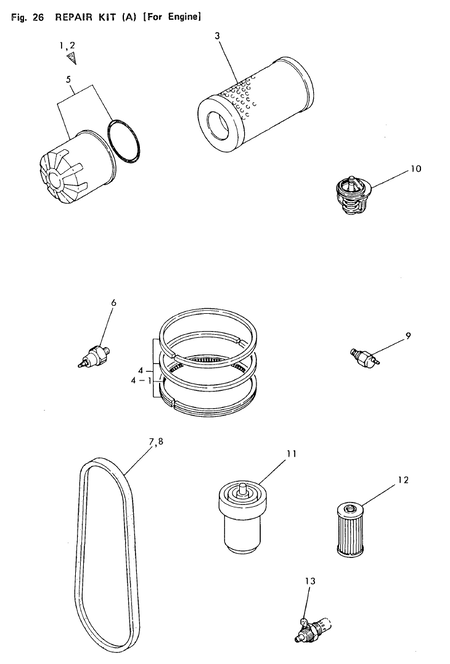 REPAIR KIT(A)(FOR ENGINE) (3T75HA) REPAIR KIT(A)(FOR ENGINE) (3T75HA)