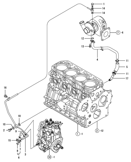 LUB.OIL LINE (4TNV84T-GKM)