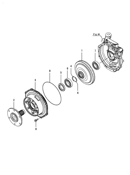 FRONT SPINDLE (YM357A)