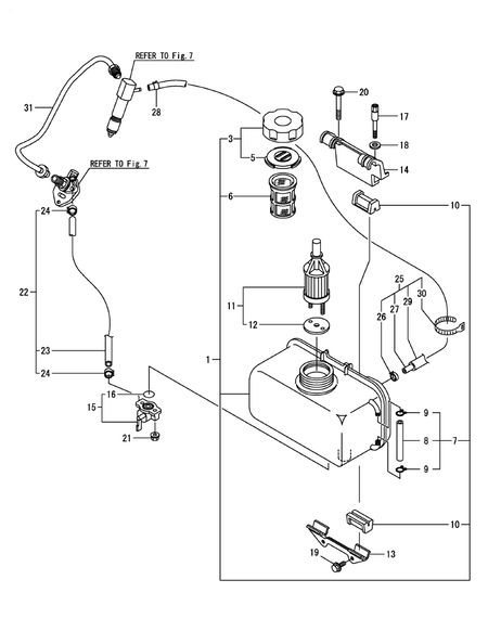 FUEL TANK & FUEL PIPE (L48N6-PYST) FUEL TANK & FUEL PIPE (L48N6-PYST)