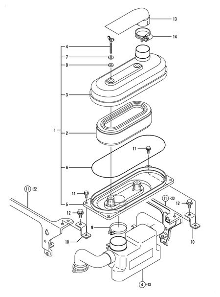 AIR CLEANER (2V78R-CA)