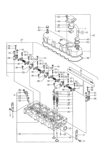 CYLINDER HEAD & BONNET (4TNE88-ETB) CYLINDER HEAD & BONNET (4TNE88-ETB)