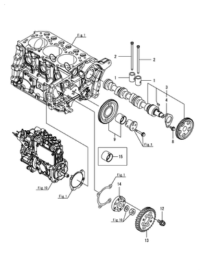 CAMSHAFT & DRIVING GEAR (TNM) CAMSHAFT & DRIVING GEAR (TNM)