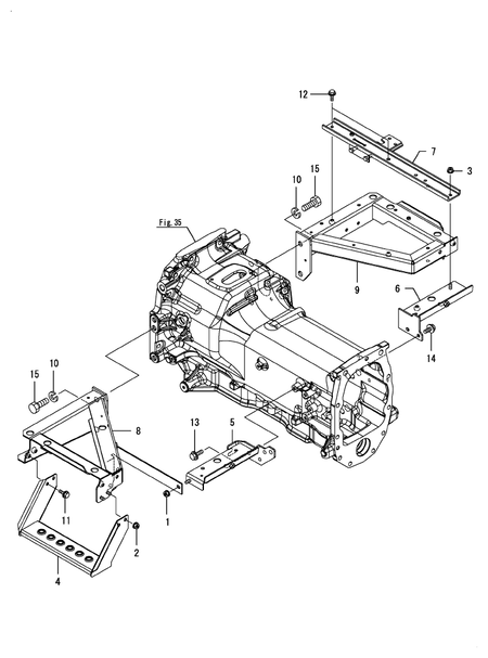 FLOOR STAY (LX4100(YANMAR))