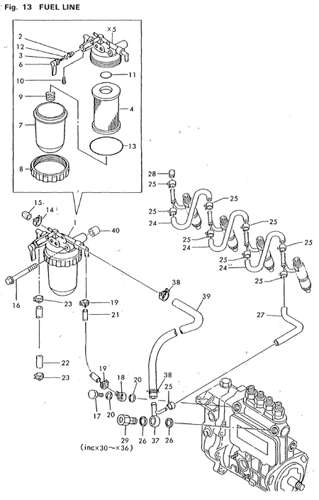 FUEL LINE (4TNA78E-RDWF) FUEL LINE (4TNA78E-RDWF)