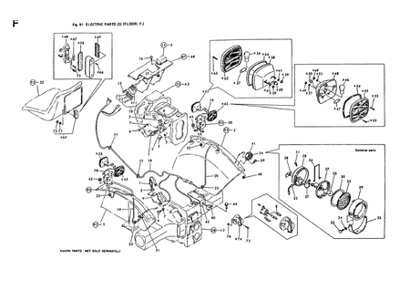 ELECTRIC PARTS (2) (FLOOR : F) (YM336D(COLUM) ELECTRIC PARTS (2) (FLOOR : F) (YM336D(COLUM)