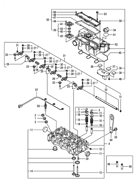 CYLINDER HEAD & BONNET (TNV)