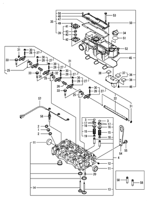 CYLINDER HEAD & BONNET (TNV) CYLINDER HEAD & BONNET (TNV)