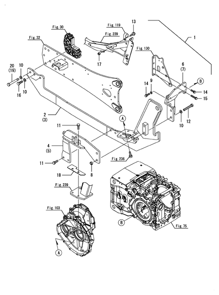 BACKHOE FRAME (YT359Y)