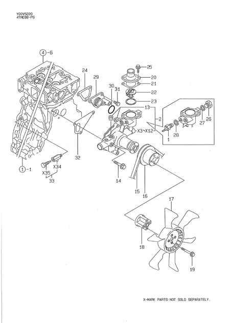 COOLING WATER SYSTEM (4TNE88-PG)