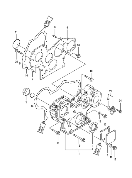 GEAR HOUSING (4TNV88-BLRG)