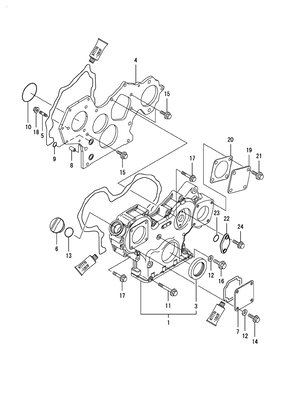 GEAR HOUSING (4TNV84T-ZDSAD) GEAR HOUSING (4TNV84T-ZDSAD)