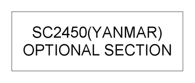 OPTIONAL SECTION (SC2450(YANMAR))