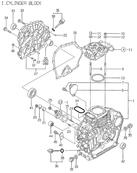 CYLINDER BLOCK (L40AE-DP2T)