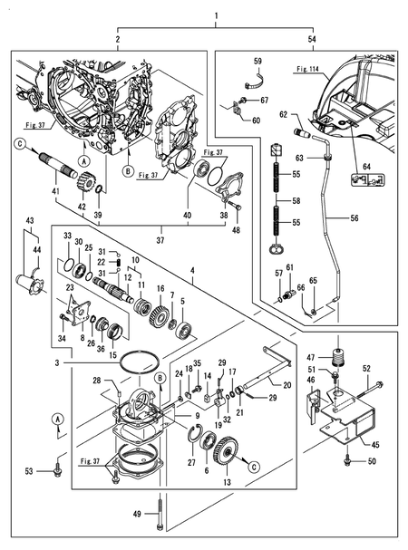 MID PTO (LX4100(YANMAR))