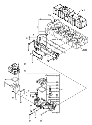 SUCTION MANIFOLD (4TNV98C-XNRA) SUCTION MANIFOLD (4TNV98C-XNRA)