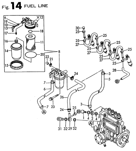 FUEL LINE (4TN82E-RNS)