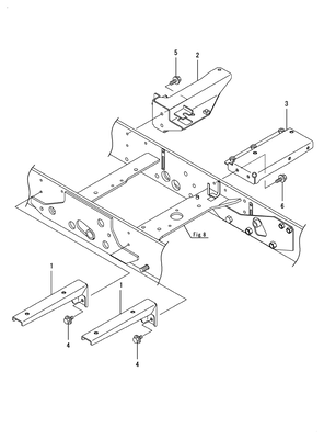 FOOTREST STAY (SC2450(YANMAR))