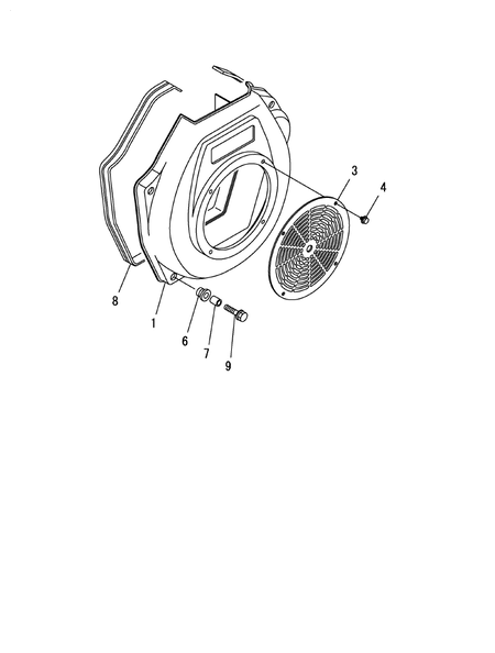 COOLING FAN CASE (L100V6-PYTYI)