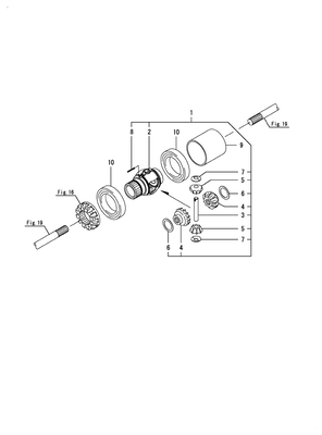 DIFFERENTIAL GEAR (YT235Y)
