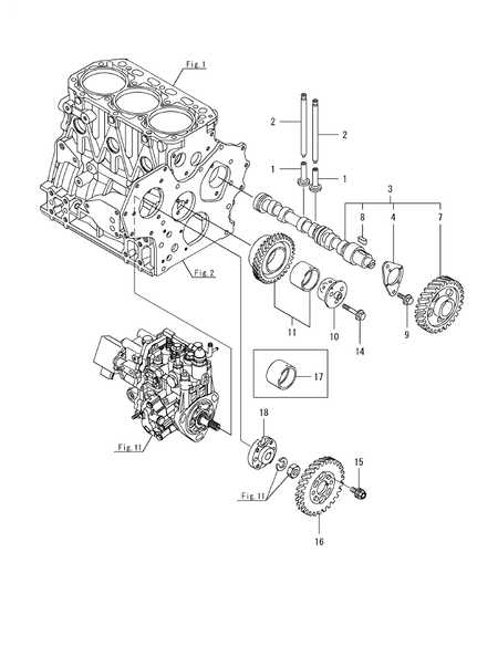 CAMSHAFT & DRIVING GEAR (3TNV88F-ESSY) CAMSHAFT & DRIVING GEAR (3TNV88F-ESSY)