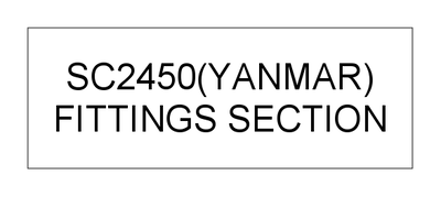 FITTINGS SECTION (SC2450(YANMAR))