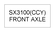 FRONT AXLE (SX3100(CCY))