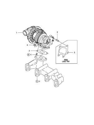 TURBINE (4TNV84T-BGGE) TURBINE (4TNV84T-BGGE)