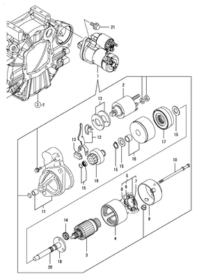 STARTING MOTOR (3TNM68-ASA) STARTING MOTOR (3TNM68-ASA)