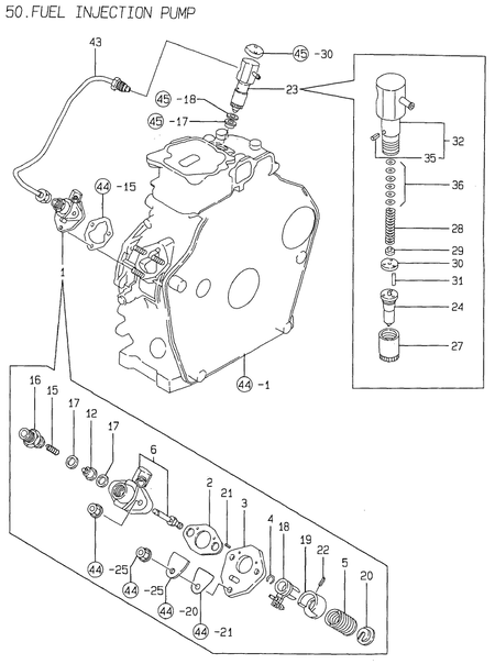 FUEL INJECTION PUMP (L40AE-S)