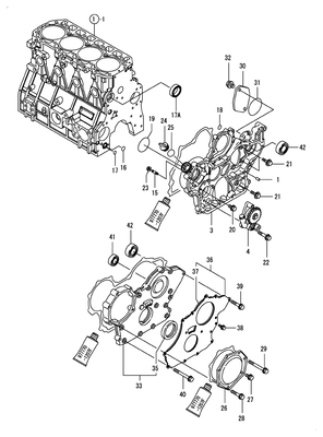 GEAR HOUSING (4TNV98-ZNSA2D) GEAR HOUSING (4TNV98-ZNSA2D)