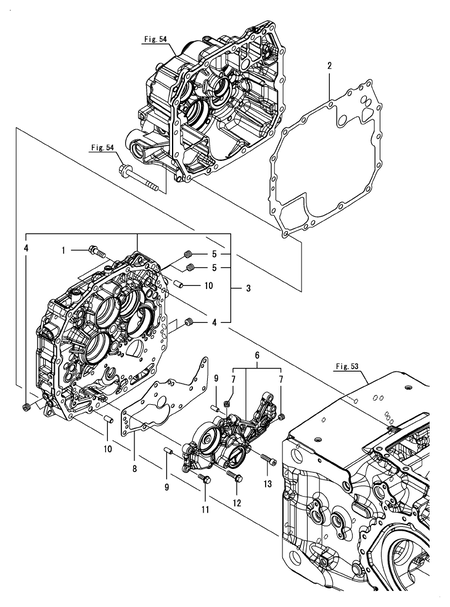 CENTER HOUSING (YT357AJ,Y(100001-)