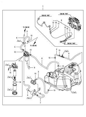 FUEL LINE(FAME (SC2450(YANMAR))