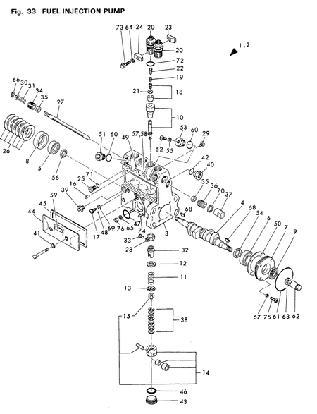 FUEL INJECTION PUMP (4T112TLE-PP)