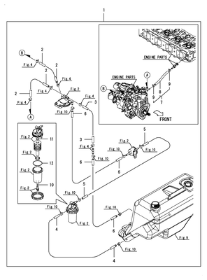 FUEL LINE(FAME (LX410(YANMAR))